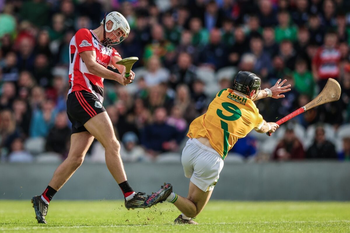 Brian Keating of Ballincollig scores a goal. Pic: David Ribeiro/Inpho Brian Keating of Ballincollig scores a goal. Pic: David Ribeiro/Inpho