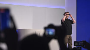 <p>Meta’s Mark Zuckerberg with smart glasses, which will soon look a lot more like normal glasses. <span class="contextmenu emphasis CaptionCredit">Picture: AP/Nic Coury</span>
</p> <p>Meta’s Mark Zuckerberg with smart glasses, which will soon look a lot more like normal glasses. <span class="contextmenu emphasis CaptionCredit">Picture: AP/Nic Coury</span>
</p>