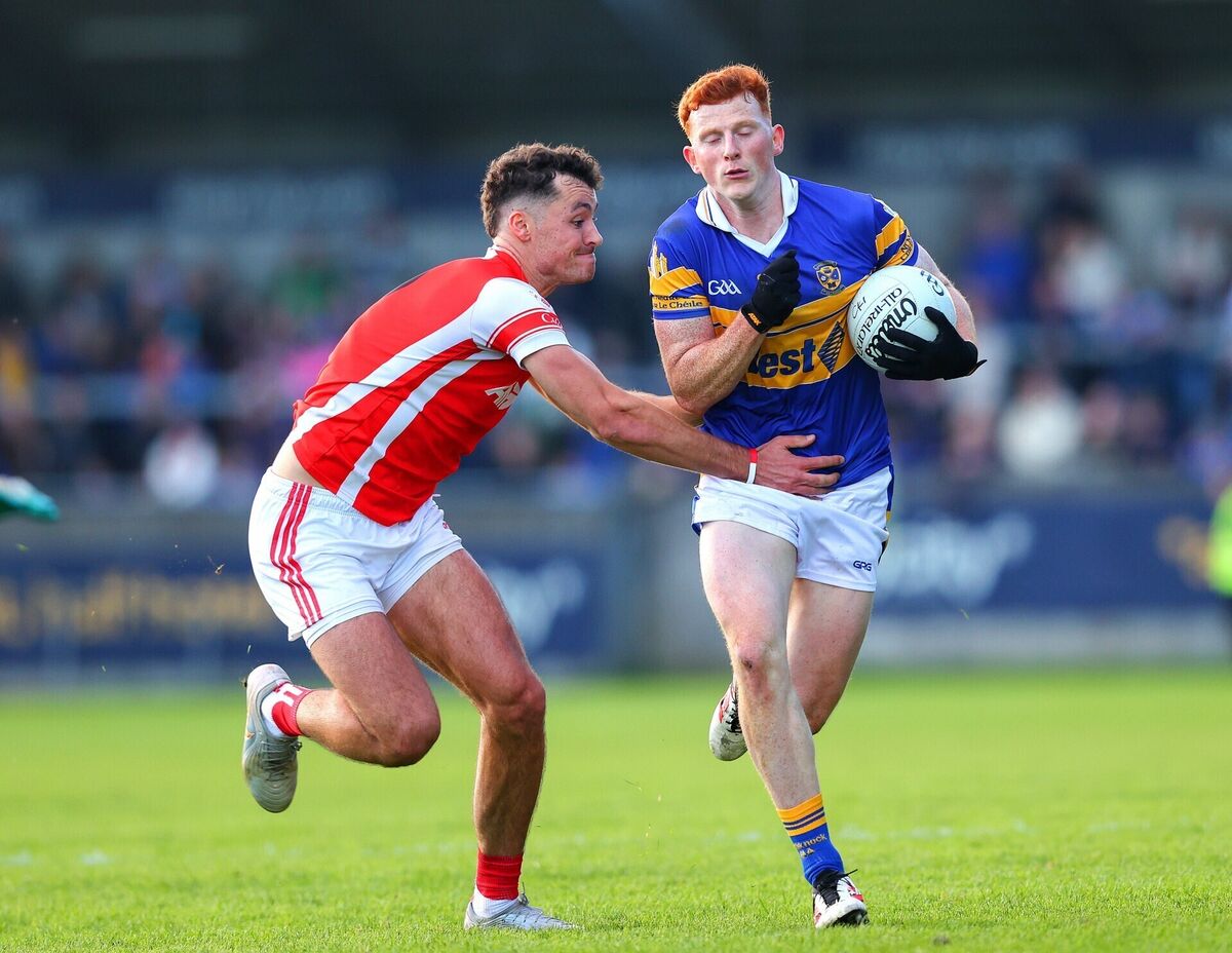 Castleknock's Rob Shaw with Peter Duffy of Cuala. Pic: Tom O'Hanlon/Inpho Castleknock's Rob Shaw with Peter Duffy of Cuala. Pic: Tom O'Hanlon/Inpho
