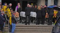 Philip, Kim, Jayden and Callum English funeral