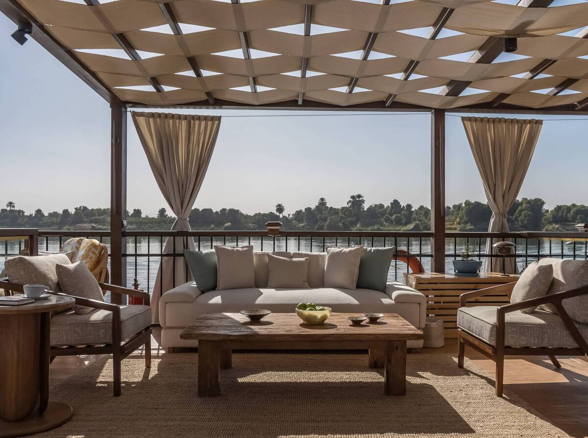 With only 10 cabins, the dahabiya feels more like a private house on the Nile With only 10 cabins, the dahabiya feels more like a private house on the Nile