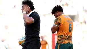<p>Wallace Sititi of the All Blacks celebrates scoring a try during the Rugby Championship &amp; Bledisloe Cup match between Australia Wallabies and New Zealand All Blacks at Accor Stadium on October 17, 2026 in Sydney, Australia. (Photo by Cameron Spencer/Getty Images)</p>