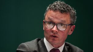 <p>Patrick O'Donovan fell ill during an EU meeting at the University of Limerick last week. Picture: Brian Lawless/PA</p>