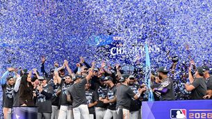 <p>CLUB TROPICANA: The Tampa Bay Rays celebrate their AL Championship win over Cleveland, booking a World Series date with Milwaukee, starting with Game 1 Friday. Pic: Julio Aguilar/Getty Images</p>