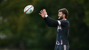 <p>Alex Nankivell during a Munster Rugby squad training at the University of Limerick on Tuesday. Pic: Tyler Miller/Sportsfile</p> <p>Alex Nankivell during a Munster Rugby squad training at the University of Limerick on Tuesday. Pic: Tyler Miller/Sportsfile</p>