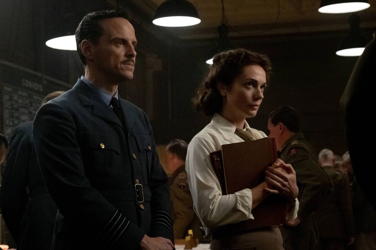Andrew Scott and Kerry Condon in Pressure. Andrew Scott and Kerry Condon in Pressure.
