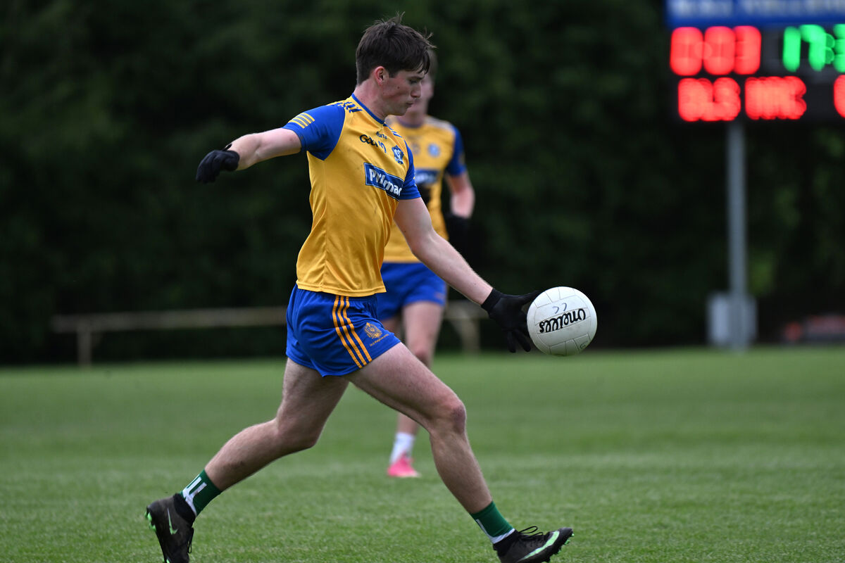  Ruairí O'Shea in action for De La Salle, Macroom against Coláiste Choilm Ballincollig. Pic: Larry Cummins