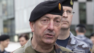 <p>Lieutenant General Rossa Mulcahy told the annual conference of the Representative Association of Commissioned Officers (Raco) that planning is underway for 'further increased' recruitment in 2027. File photo: Sam Boal/Collins Photos</p>