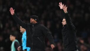 <p>Vincent Kompany is touch and go to be in the Bayern Munich dugout against Arsenal at the Allianz Arena on Wednesday night as he battles a debilitating virus that has affected his legs.</p> <p>Vincent Kompany is touch and go to be in the Bayern Munich dugout against Arsenal at the Allianz Arena on Wednesday night as he battles a debilitating virus that has affected his legs.</p>