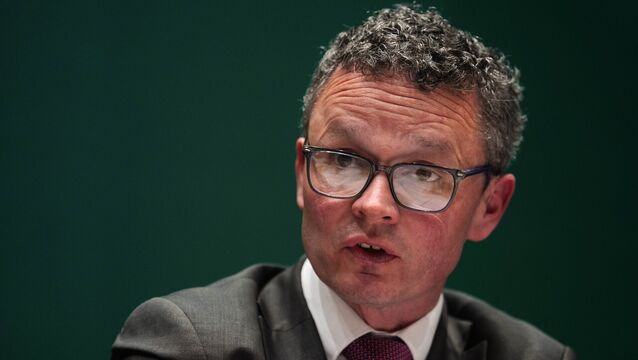 <p>Patrick O'Donovan: Minister fell ill at an EU presidency event held at the University of Limerick on Tuesday last week. File picture: Brian Lawless/PA</p>
