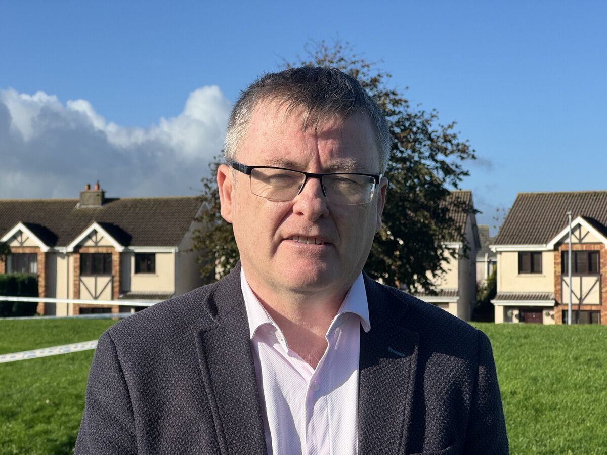 Sinn Féin TD for Waterford, David Cullinane at the scene of the fire in the Birchwood Estate in Waterford City after the incident. In the Dáil on Tuesday, Mr Cullinane said he never again wants to see the trauma that it has caused. Picture: Mícheál Ó Scannáil/PA Sinn Féin TD for Waterford, David Cullinane at the scene of the fire in the Birchwood Estate in Waterford City after the incident. In the Dáil on Tuesday, Mr Cullinane said he never again wants to see the trauma that it has caused. Picture: Mícheál Ó Scannáil/PA