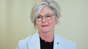 <p>Australian MP Helen Haines has lost both legs but remains in a stable condition, two days after an alleged targeted attack near her electorate office in north-east Victoria. Picture: Mick Tsikas/AAP image via AP</p> <p>Australian MP Helen Haines has lost both legs but remains in a stable condition, two days after an alleged targeted attack near her electorate office in north-east Victoria. Picture: Mick Tsikas/AAP image via AP</p>