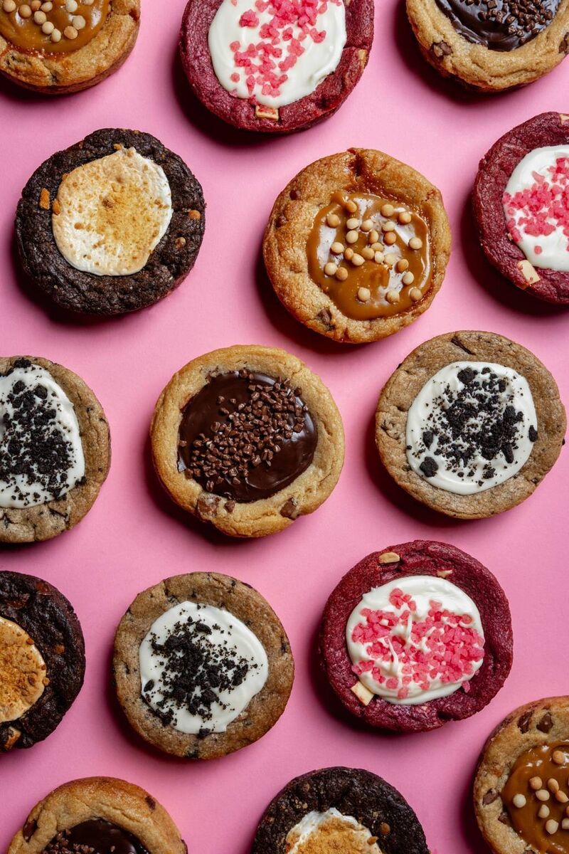 Cookie Cups available in 5 different flavour from €7.50, Dunnes Stores Cookie Cups available in 5 different flavour from €7.50, Dunnes Stores