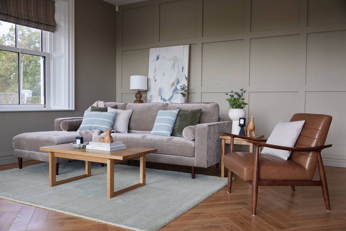 EZ Living Interiors' Coop Taupe Fabric Corner Soffa Picture: Miki Barlok EZ Living Interiors' Coop Taupe Fabric Corner Soffa Picture: Miki Barlok