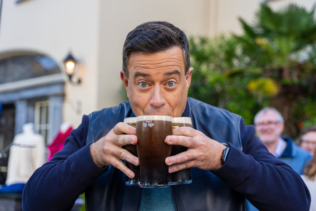 Host Carson Daly enjoying his time in Kerry as NBC’s Today show broadcast live from Sheen Falls Hotel in Kenmare. Picture: Noel Sweeney Host Carson Daly enjoying his time in Kerry as NBC’s Today show broadcast live from Sheen Falls Hotel in Kenmare. Picture: Noel Sweeney