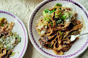 Tim Spector’s mushroom and hispi cabbage pappardelle