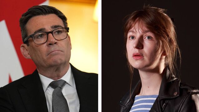 <p>British prime minister Andy Burnham and 'Normal People' author Sally Rooney. Pictures: PA</p>