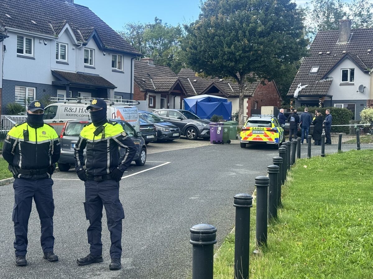 Gardai attend the scene at a house on Old Connaught Avenue in Bray, Co Dublin, after the discovery of the bodies of a man in his 30s and a woman in her 40s, shortly after 8am. Picture: Michael O'Scannail/Press Association Gardai attend the scene at a house on Old Connaught Avenue in Bray, Co Dublin, after the discovery of the bodies of a man in his 30s and a woman in her 40s, shortly after 8am. Picture: Michael O'Scannail/Press Association