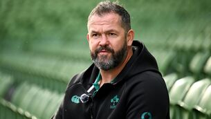 <p>Ireland head coach Andy Farrell during an Ireland Men's Rugby Squad Announcement at the Aviva Stadium in Dublin Photo by David Fitzgerald/Sportsfile</p> <p>Ireland head coach Andy Farrell during an Ireland Men's Rugby Squad Announcement at the Aviva Stadium in Dublin Photo by David Fitzgerald/Sportsfile</p>