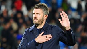 <p>SORRY UNITED: Manchester United manager Michael Carrick reacts following their loss in Como. Pic: Luca Rossini/Press Association.</p>