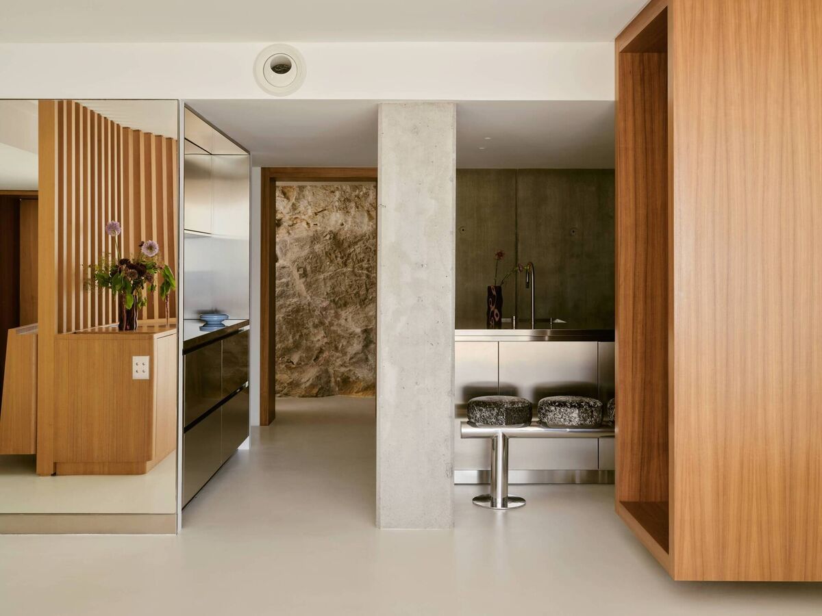 Sleek lines and storage at Villa Alta. Picture: Clément Vayssieres