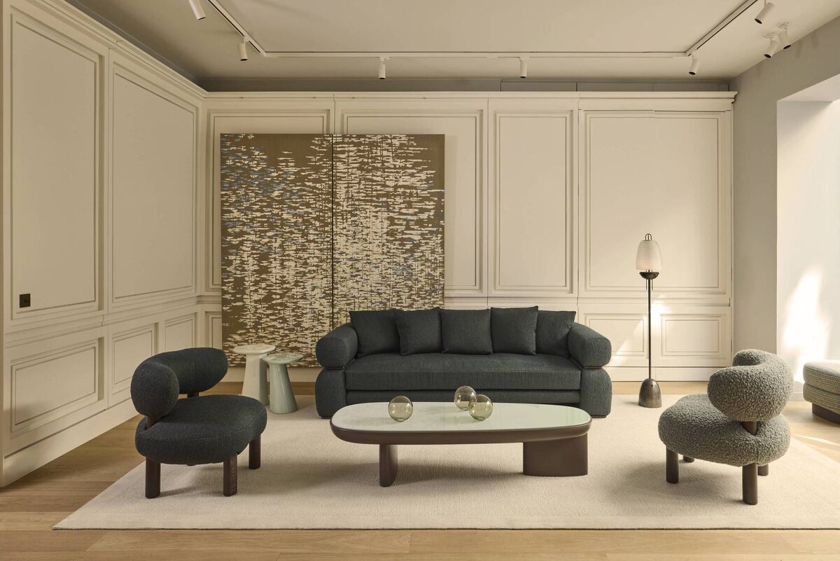 Sandrine Sarah Faivre designs the interiors at Mobilier Pierre Frey. Picture: Francis Amiand