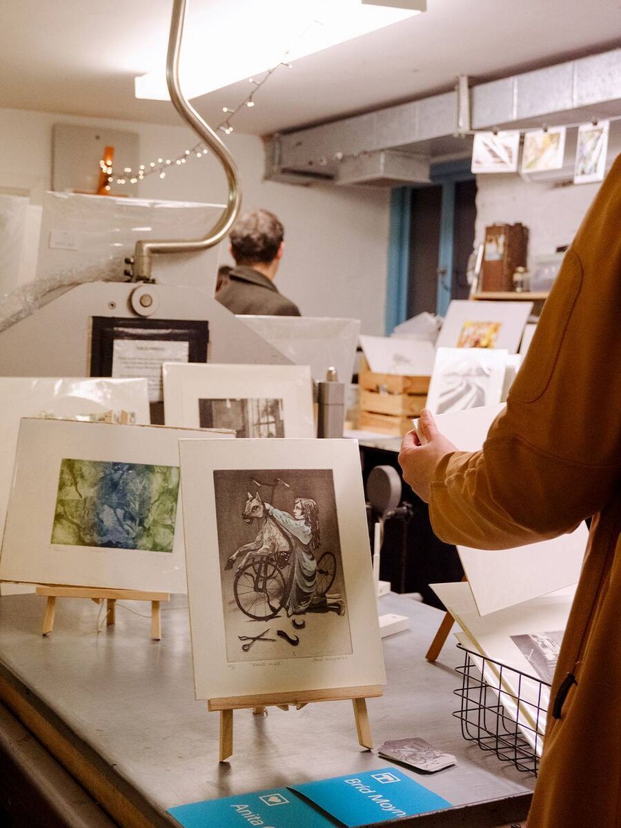 Cork Printmakers Christmas print fair Cork Printmakers Christmas print fair