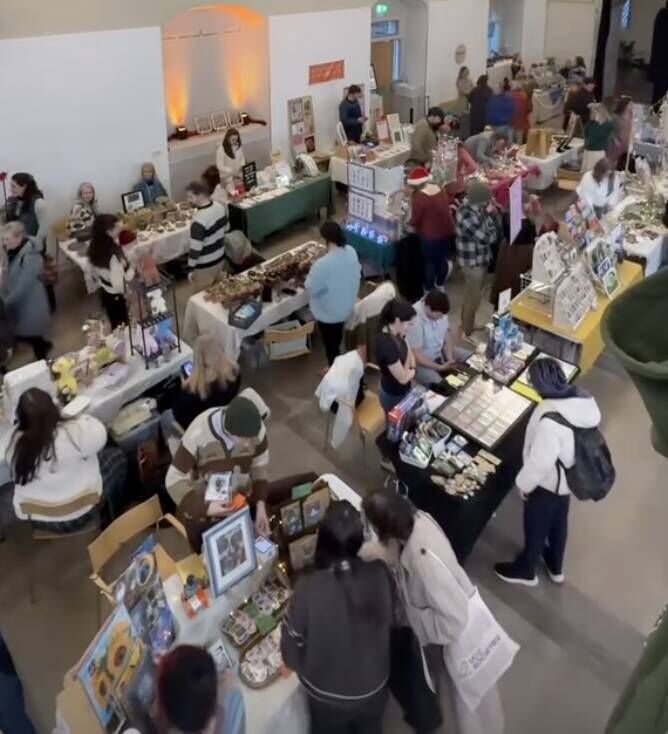 A view over The Dog Days Market's 2025 fair. Picture: Denise O'Donoghue A view over The Dog Days Market's 2025 fair. Picture: Denise O'Donoghue
