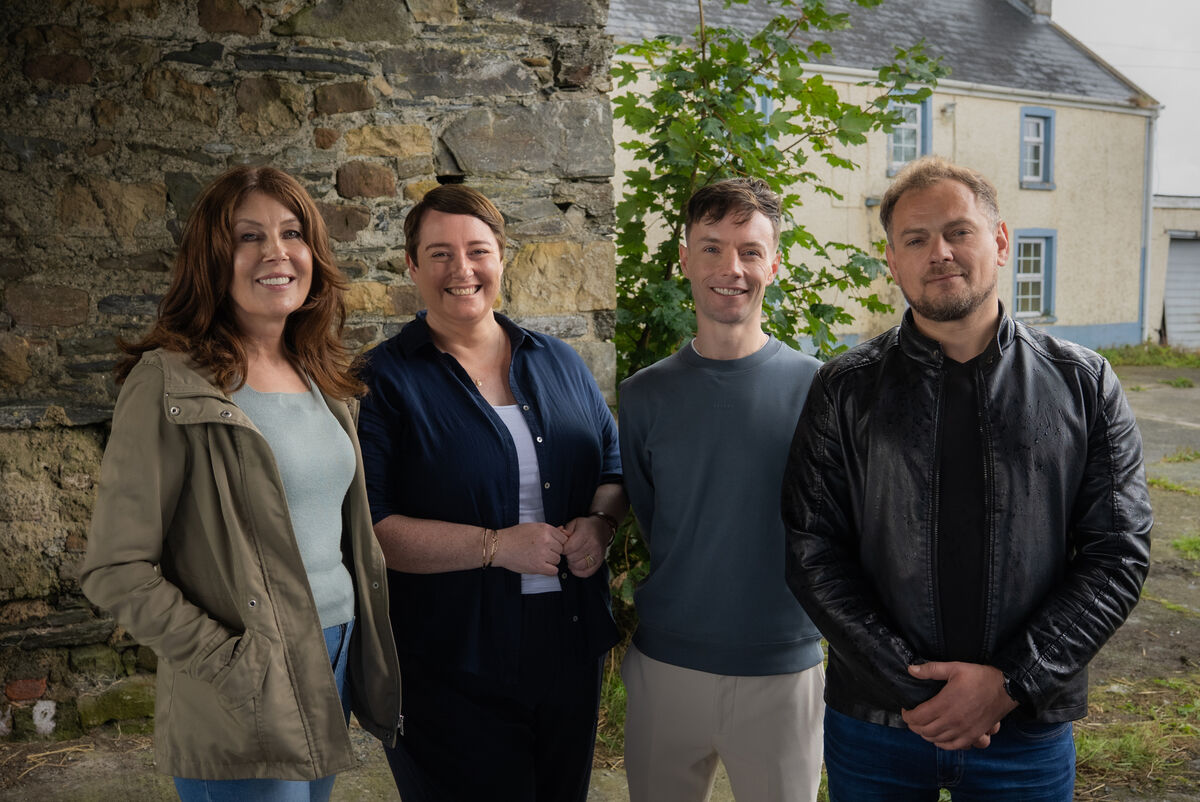 Maggie Molloy and architect Tadhg Casey with Yvonne Rooney and Sebastian Tonderys in Cheap Irish Homes, Tuesday, RTÉ One, 7pm Maggie Molloy and architect Tadhg Casey with Yvonne Rooney and Sebastian Tonderys in Cheap Irish Homes, Tuesday, RTÉ One, 7pm