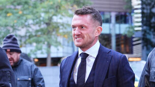 <p>Tommy Robinson, whose real name is Stephen Yaxley-Lennon, arrives at Southwark Crown Court (PA)</p>