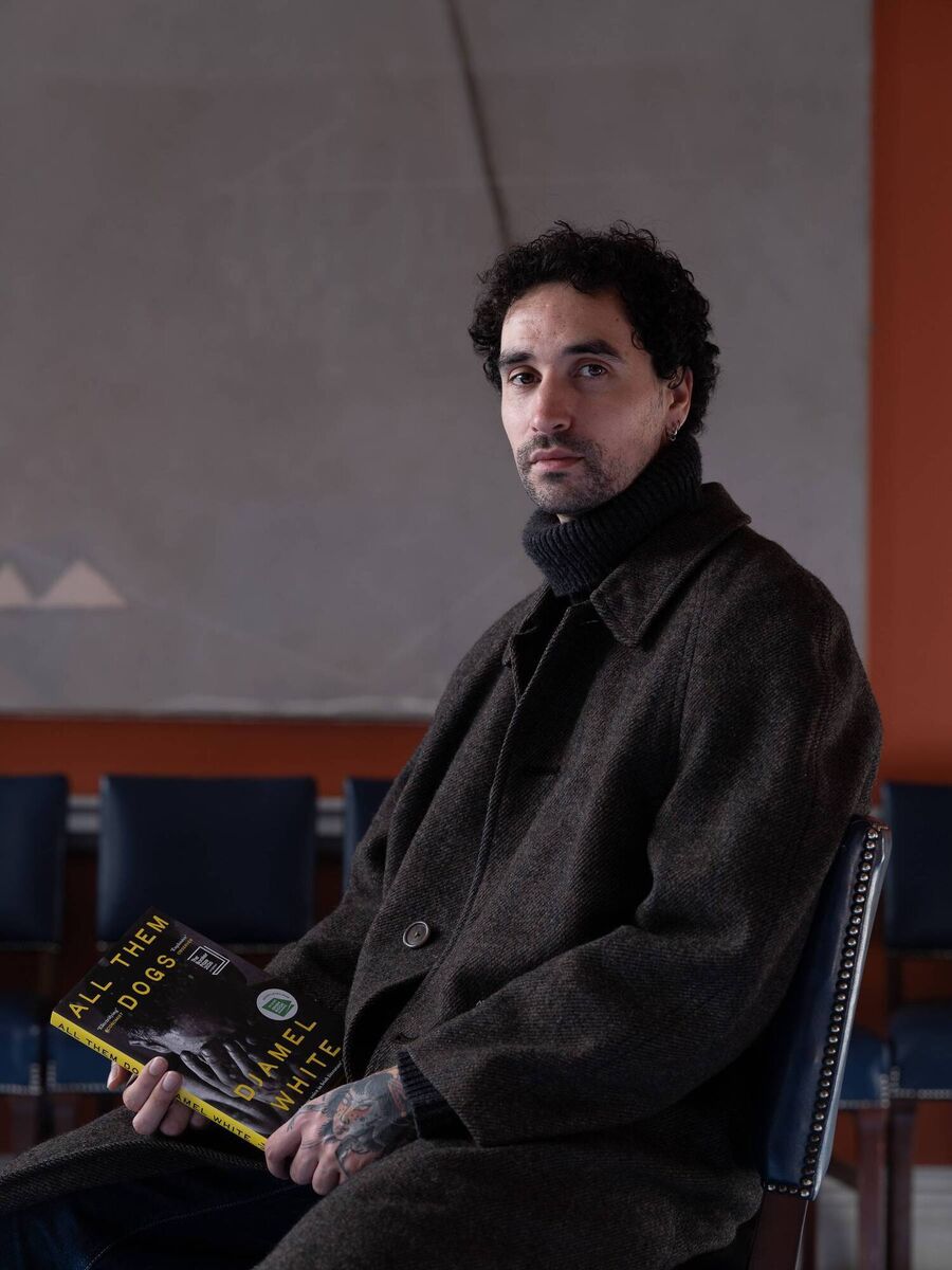 Djamel White is nominated for novel of the year in the Irish Book Awards 2026 Djamel White is nominated for novel of the year in the Irish Book Awards 2026