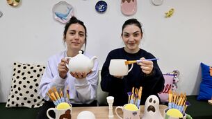<p>Luciana Altoni and Paula Alepuz inside Potteria's new Midleton studio. Picture: Larry Cummins</p> <p>Luciana Altoni and Paula Alepuz inside Potteria's new Midleton studio. Picture: Larry Cummins</p>