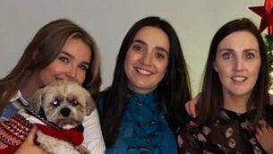 <p>Ella Hendricken with Niamh and Alma Kinsella </p>