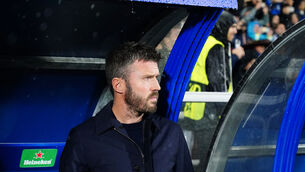 <p>Manchester United manager Michael Carrick during the UEFA Champions League match at the Giuseppe Sinigaglia Stadium, Como. Picture date: Wednesday October 21, 2026.</p> <p>Manchester United manager Michael Carrick during the UEFA Champions League match at the Giuseppe Sinigaglia Stadium, Como. Picture date: Wednesday October 21, 2026.</p>