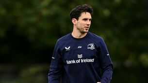 <p>Joey Carbery during a Leinster Rugby squad training session at UCD in Dublin. Pic: Shauna Clinton/Sportsfile</p> <p>Joey Carbery during a Leinster Rugby squad training session at UCD in Dublin. Pic: Shauna Clinton/Sportsfile</p>