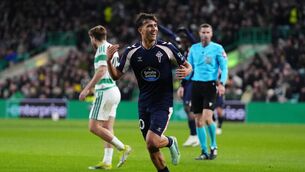 <p>Celta Vigo's Javi Rodriguez celebrates. Pic: Andrew Milligan/Press Association.</p> <p>Celta Vigo's Javi Rodriguez celebrates. Pic: Andrew Milligan/Press Association.</p>