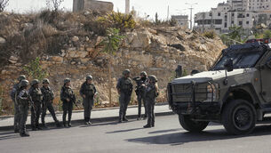 <p>The move followed an attack carried out by Palestinian gunmen at a junction near Hebron in the occupied West Bank. Picture: AP</p> <p>The move followed an attack carried out by Palestinian gunmen at a junction near Hebron in the occupied West Bank. Picture: AP</p>