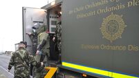New IRA investigation: Army bomb disposal team examines suspected terrorist hide
