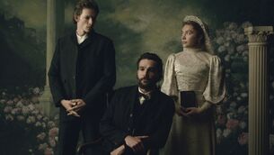 <p>Mike Faist as Charles Trask, Christopher Abbott as Adam Trask and Florence Pugh as Cathy Ame in ‘East of Eden’. Picture: Netflix</p> <p>Mike Faist as Charles Trask, Christopher Abbott as Adam Trask and Florence Pugh as Cathy Ame in ‘East of Eden’. Picture: Netflix</p>