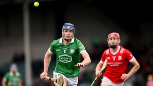 <p>Shane O'Brien of Kilmallock in action against Bryan Canny of Monaleen. Pic: Tom Beary/Sportsfile.</p>
