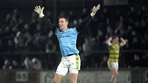 <p>HERO: Niall Morgan of Edendork celebrates after he scored the winning two pointer free kick. Pic: ©INPHO/Andrew Paton.</p> <p>HERO: Niall Morgan of Edendork celebrates after he scored the winning two pointer free kick. Pic: ©INPHO/Andrew Paton.</p>