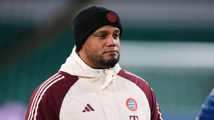 <p>Bayern Munich expect Vincent Kompany to miss an extended period as their head coach continues his hospital treatment for a virus after collapsing on the training pitch on Friday. Pic: Andrew Milligan/Press Association.</p> <p>Bayern Munich expect Vincent Kompany to miss an extended period as their head coach continues his hospital treatment for a virus after collapsing on the training pitch on Friday. Pic: Andrew Milligan/Press Association.</p>
