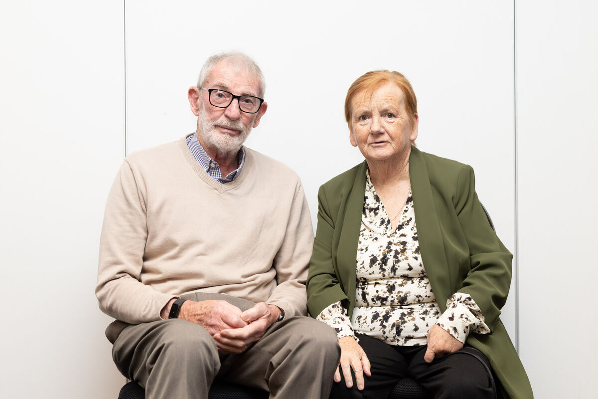 Polio survivors Jim O’Donovan St Luke and Margaret Collins from Cobh who at five and a half years old was the first person in Cork diagnosed with polio during the epidemic in 1956 at the 70th anniversary of the Cork Polio Epidemic hosted by the Polio Survivors Ireland in the International Hotel, Cork. Picture: Darragh Kane