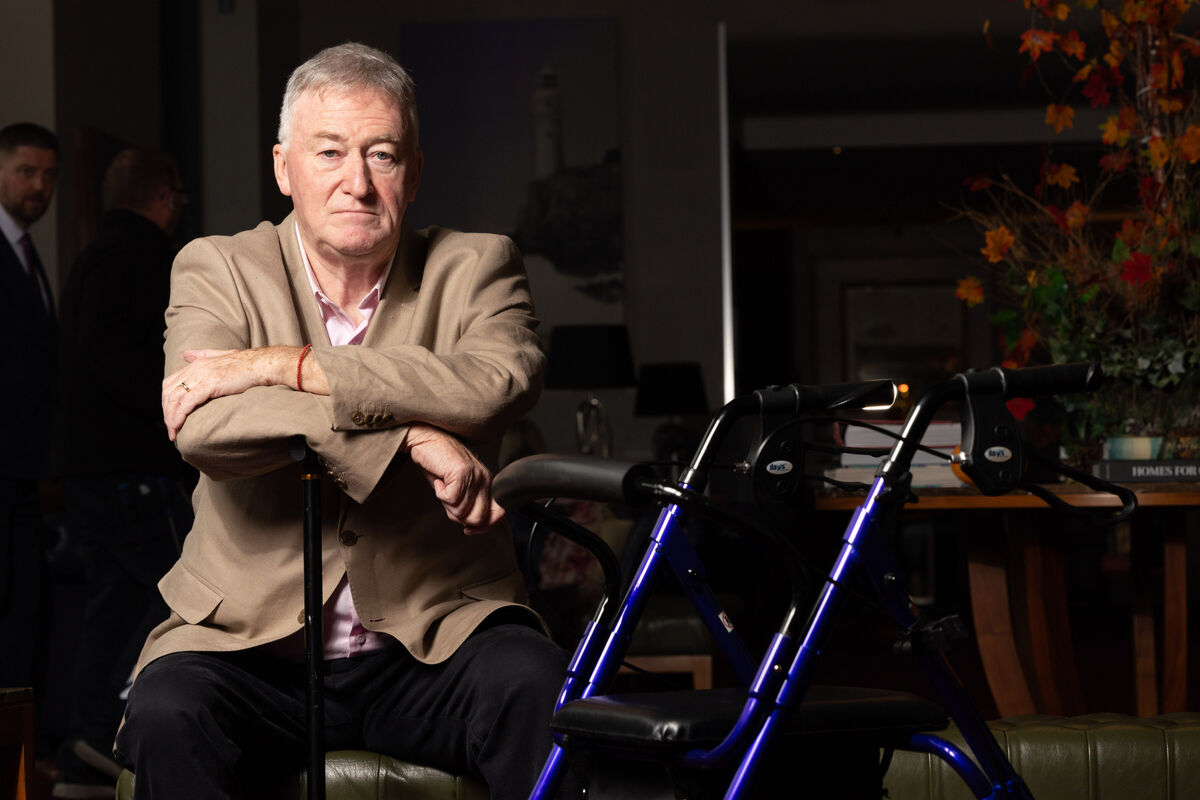 Polio Survivor John Dolan, Board Director Polio Survivors Ireland at the 70th anniversary of the Cork Polio Epidemic hosted by the Polio Survivors Ireland in the International Hotel, Cork.