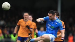 <p>THE WINNER:Newtown Blues' Ciaran Downey in the Louth Senior Football Championship Final Replay. Pic: INPHO/Bryan Keane</p> <p>THE WINNER:Newtown Blues' Ciaran Downey in the Louth Senior Football Championship Final Replay. Pic: INPHO/Bryan Keane</p>
