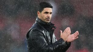 <p>WET AND WILD: Arsenal manager Mikel Arteta applauds the fans after the Premier League match at the Emirates Stadium, London. Picture date: Saturday October 24, 2026.</p> <p>WET AND WILD: Arsenal manager Mikel Arteta applauds the fans after the Premier League match at the Emirates Stadium, London. Picture date: Saturday October 24, 2026.</p>