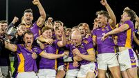 Oisin O'Rorke celebrates with his team mates 24/10/2026
