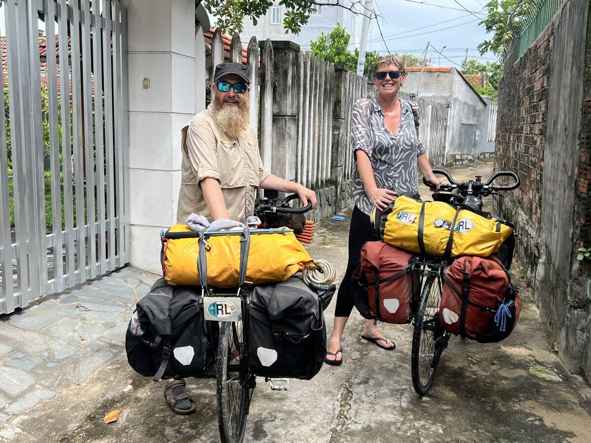 Mark and Ellie before they left Vietnam. Mark and Ellie before they left Vietnam.