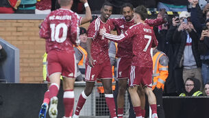 <p>Alexander Isak hit Liverpool’s second goal of the game. Pic: Peter Byrne/PA</p> <p>Alexander Isak hit Liverpool’s second goal of the game. Pic: Peter Byrne/PA</p>