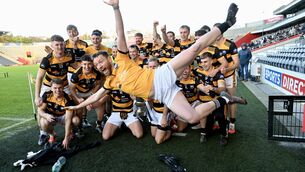 <p> Goalkeeper Frankie Condon dives into action as Canovee celebrate. Pic: Pic: Larry Cummins</p> <p> Goalkeeper Frankie Condon dives into action as Canovee celebrate. Pic: Pic: Larry Cummins</p>